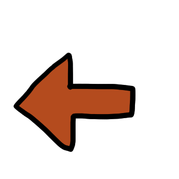 an orange arrow pointing to the left